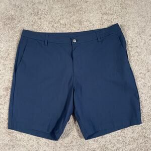 Lululemon Commission Classic Fit Short 9" Warpstreme Blue Golf- Size 38
